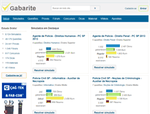 Tablet Screenshot of gabarite.com.br